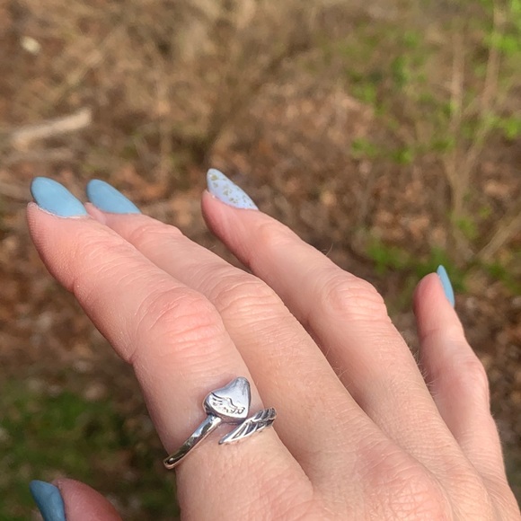 Silver always in my heart ring - Picture 5 of 7